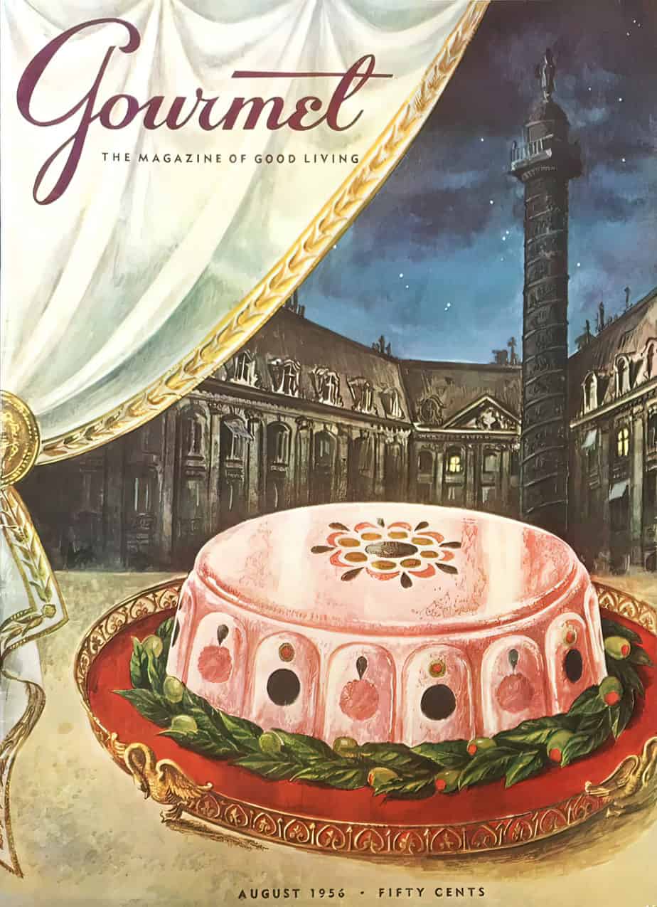 Gourmet The Magazine of Good Living August 1956 - P is for Pie