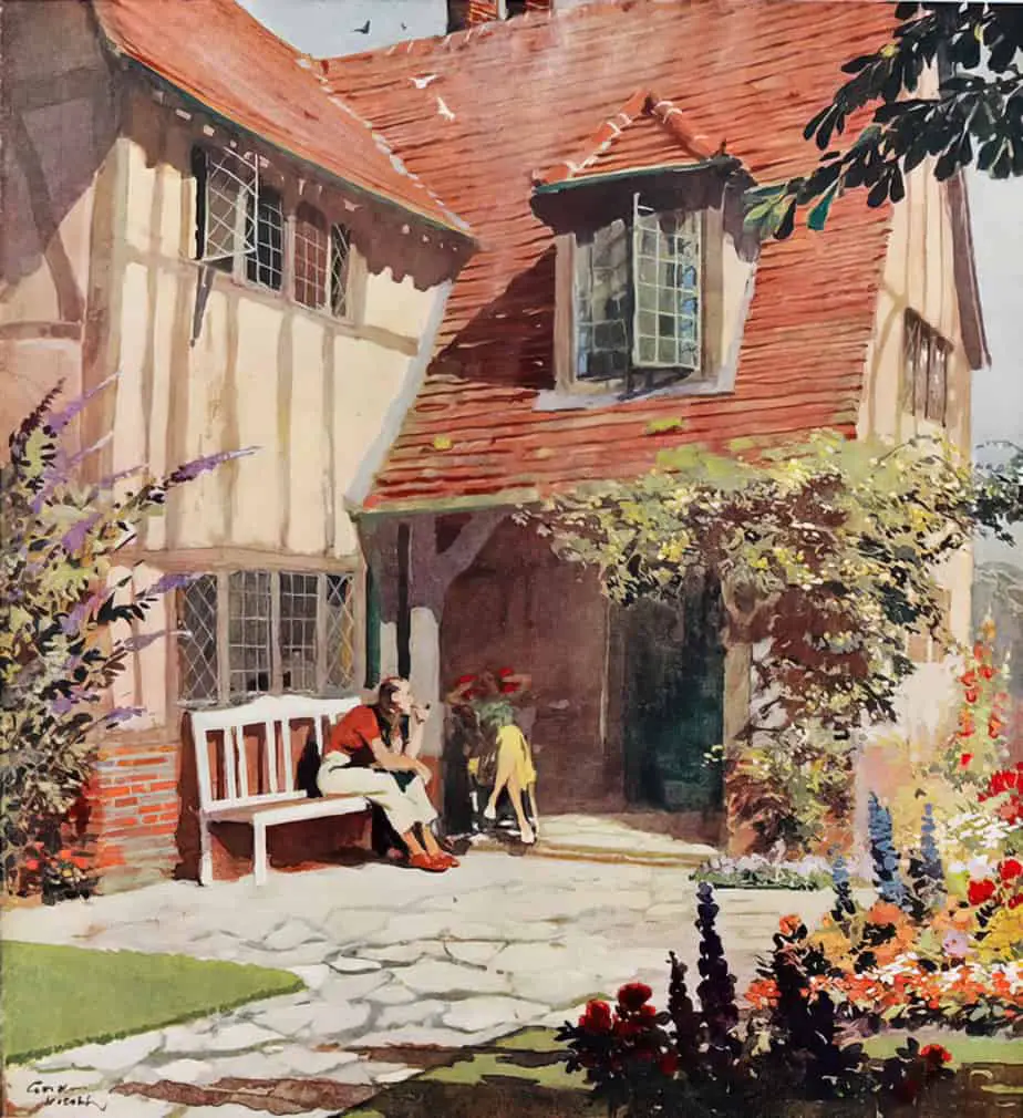 Homes and Gardens July 1938 magazine cover