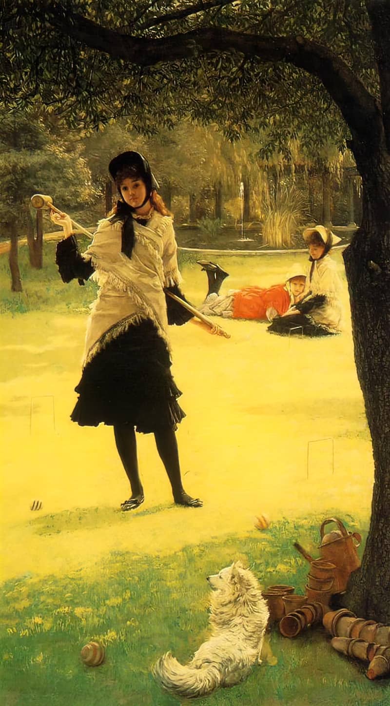 James Jacques Joseph Tissot - Croquet