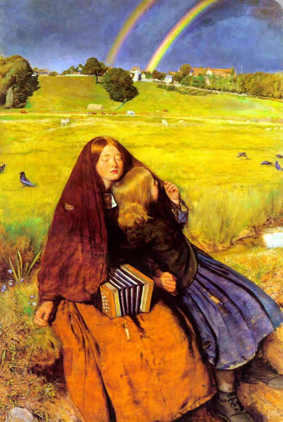 Johan Everret Millais (1829-1896) 'The Blind Girl' (1854-1856)