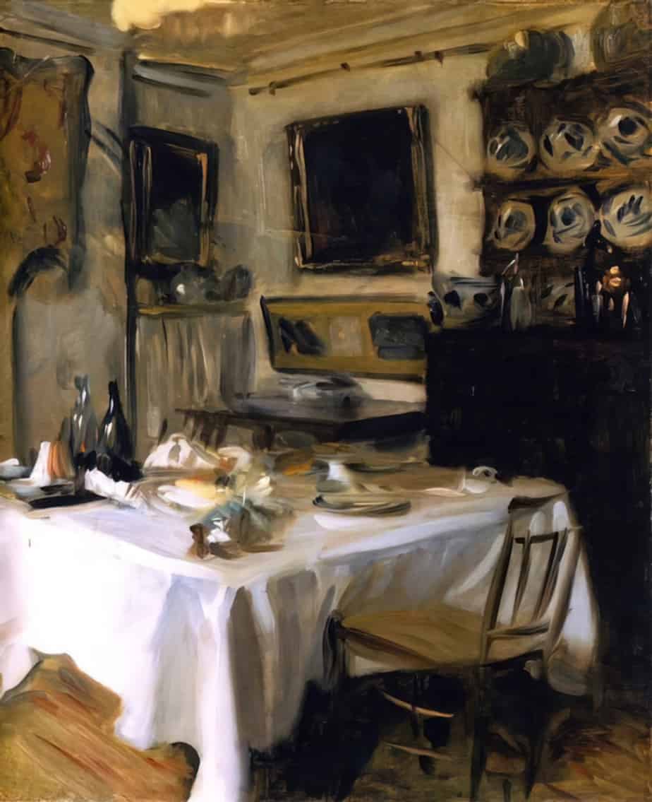 John Singer Sargent,  The Lunch Table (c. 1883 - 1896)