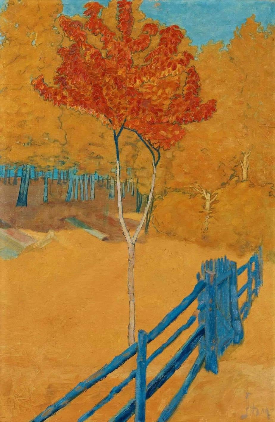 John Sten (1879-1922) Autumn Landscape 1906