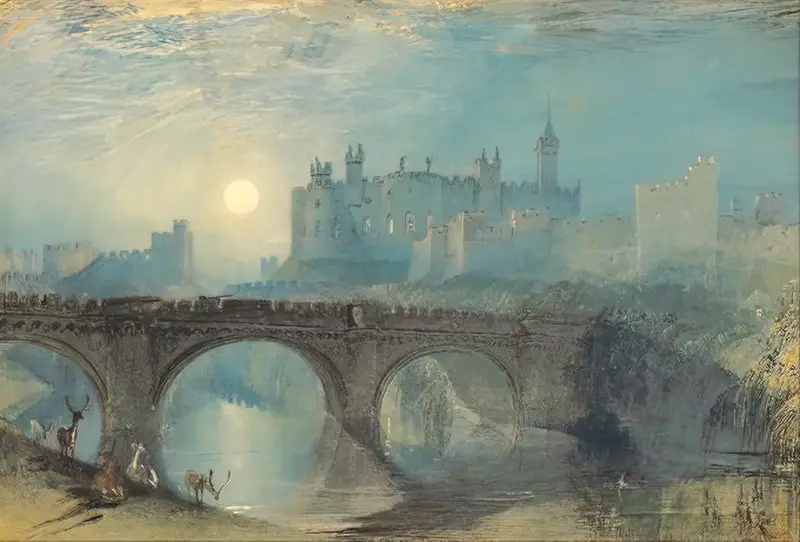 Joseph Mallord William Turner, Alnwick Castle, c. 1829