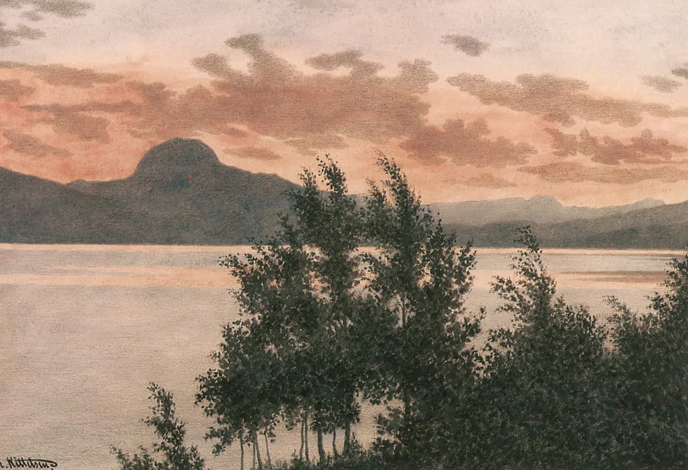 Mount Andersnatten by Soneren Theodor Kittelsen