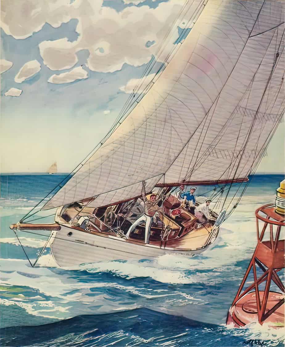 November 1936 Yachting magazine