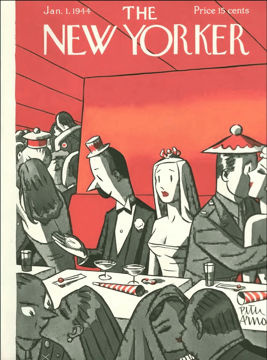 Peter Arno Wedding New Yorker Cover