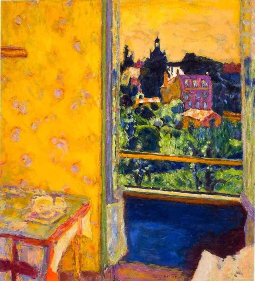 Pierre Bonnard (French painter) 1867-1947 The Yellow Wall