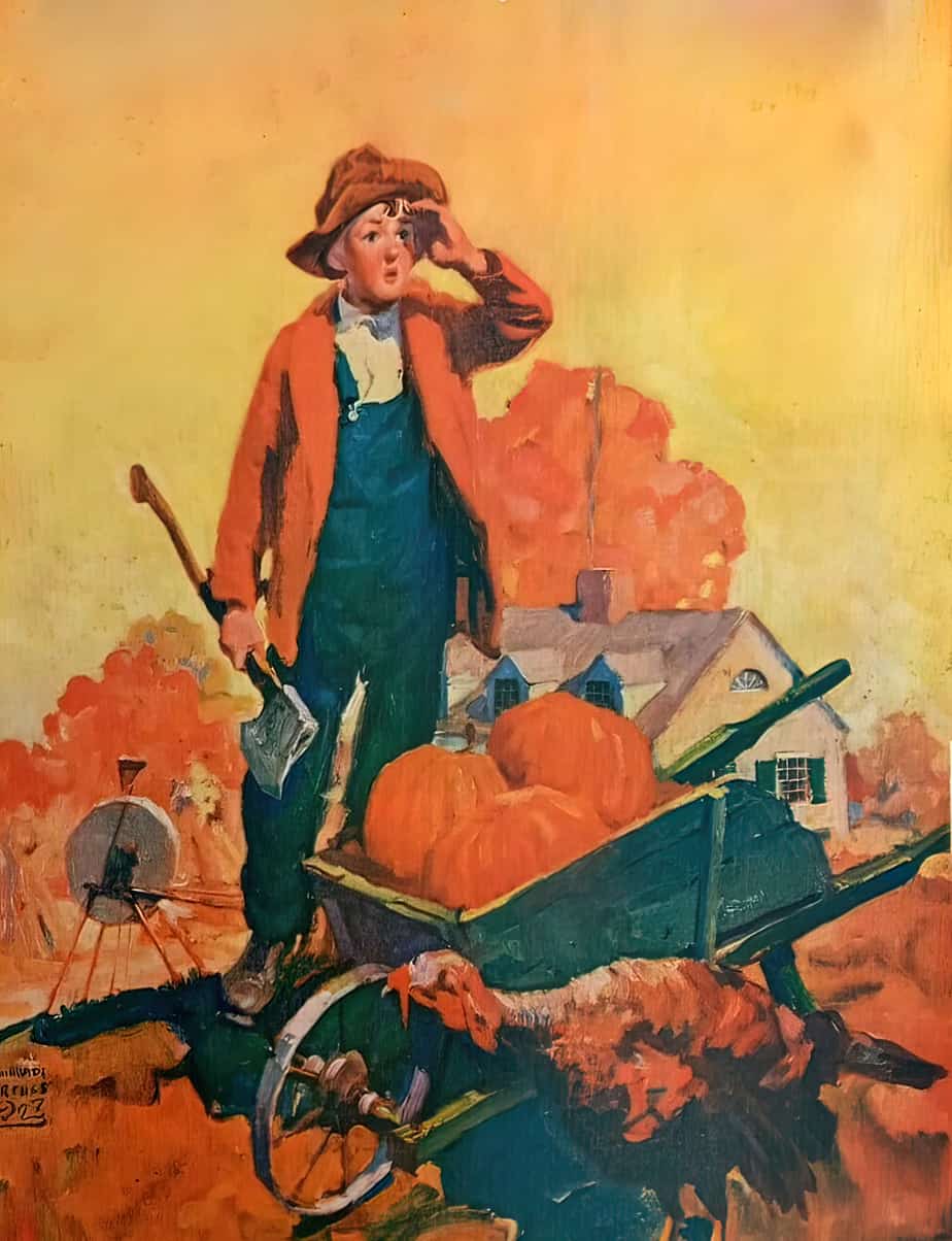 The Country Gentleman Magazine Nov 1927 pumpkins