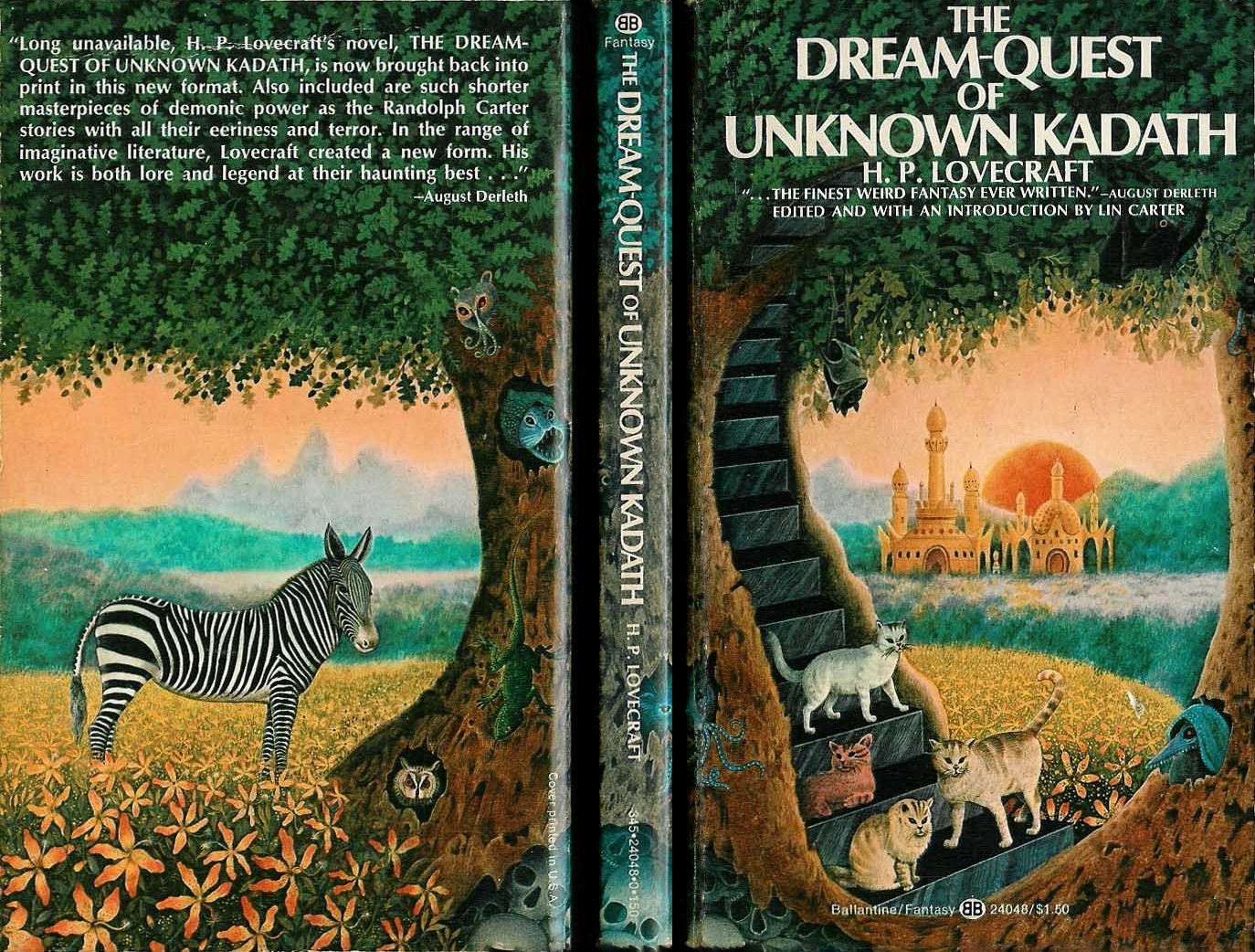 The Dream Quest of Unknown Kadath by H.P. Lovecraft book cover