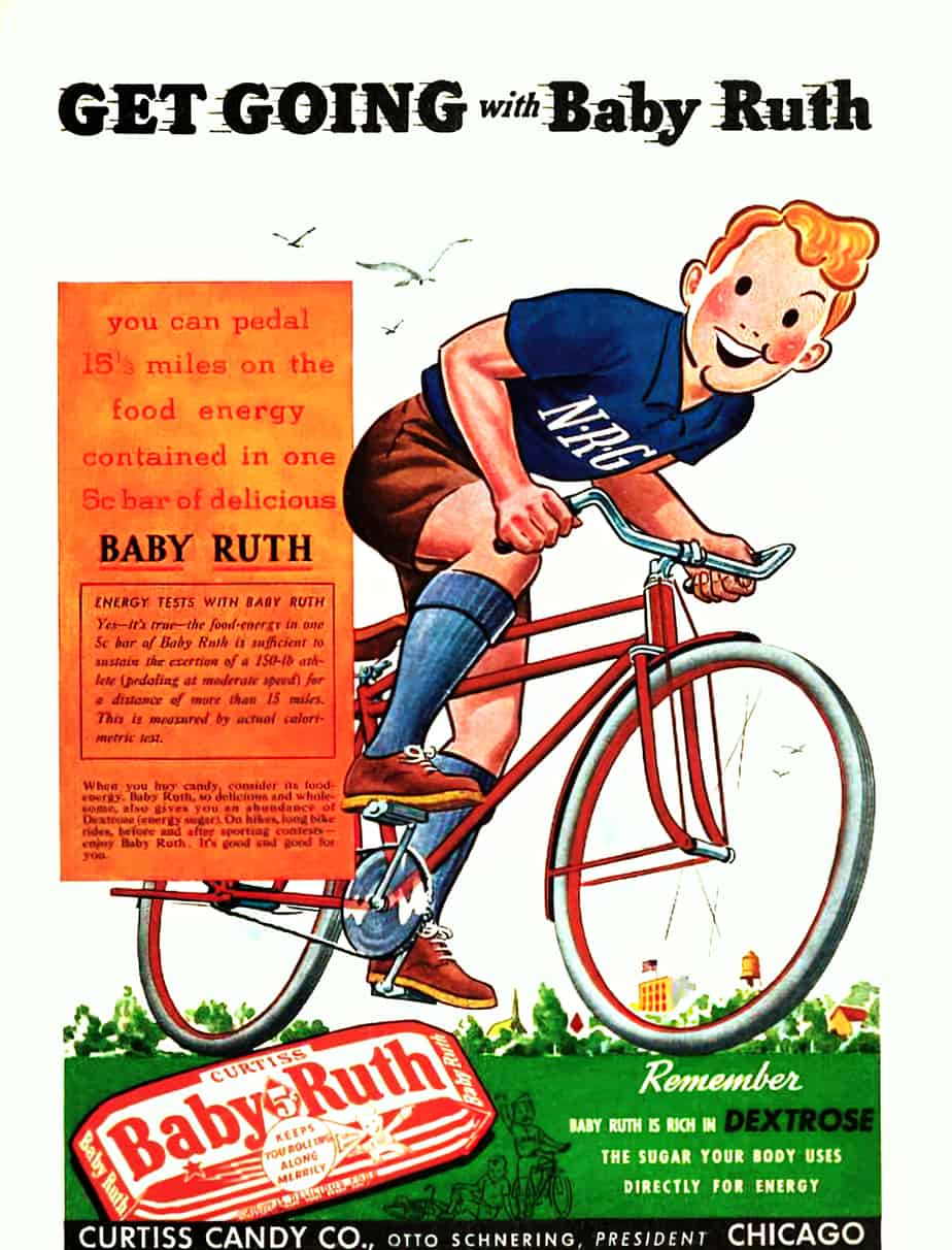 The Open Road For Boys Magazine Get Going With Baby Ruth bicycle