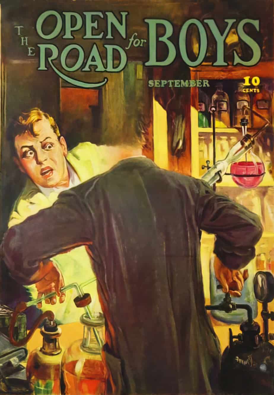 The Open Road For Boys Magazine The Cloak of Darkness Adventures Amid Chemical Mysteries