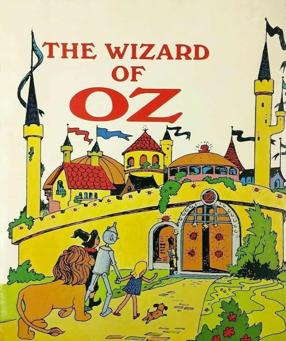 The Wizard of Oz Kids Book Educational Reading Service 1970
