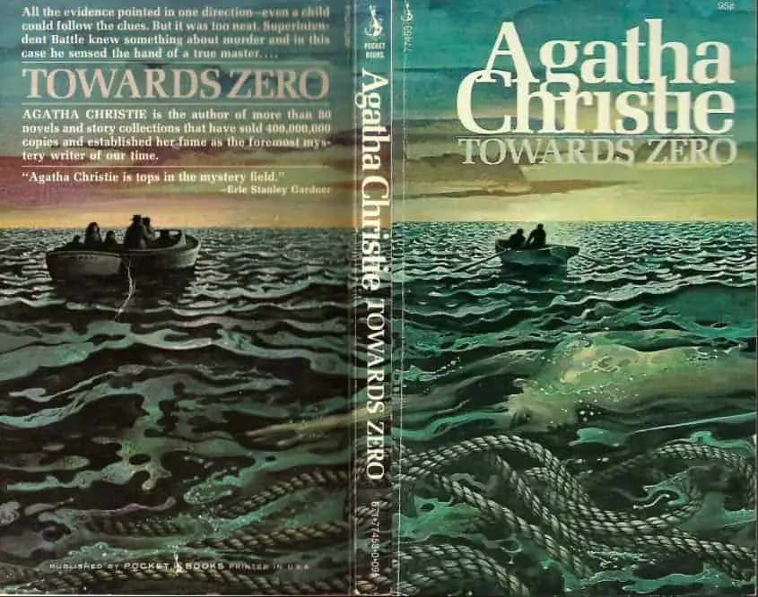 Towards Zero by Agatha Christie illustration by Tom Adams water dead body camouflage