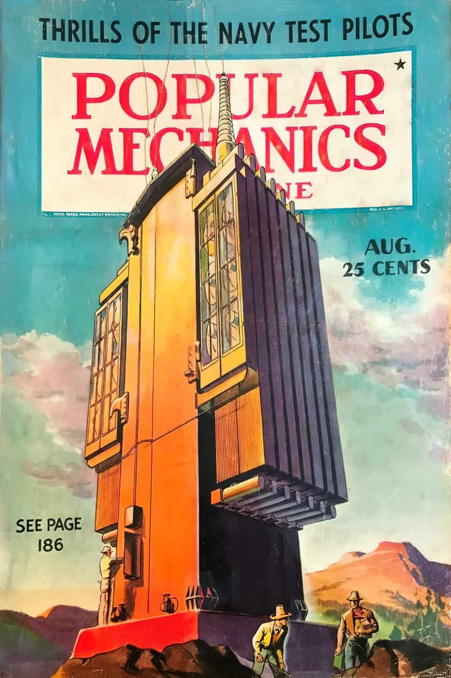 Vintage Popular Mechanics Magazine August 1937 Thrills of the Navy Test Pilots