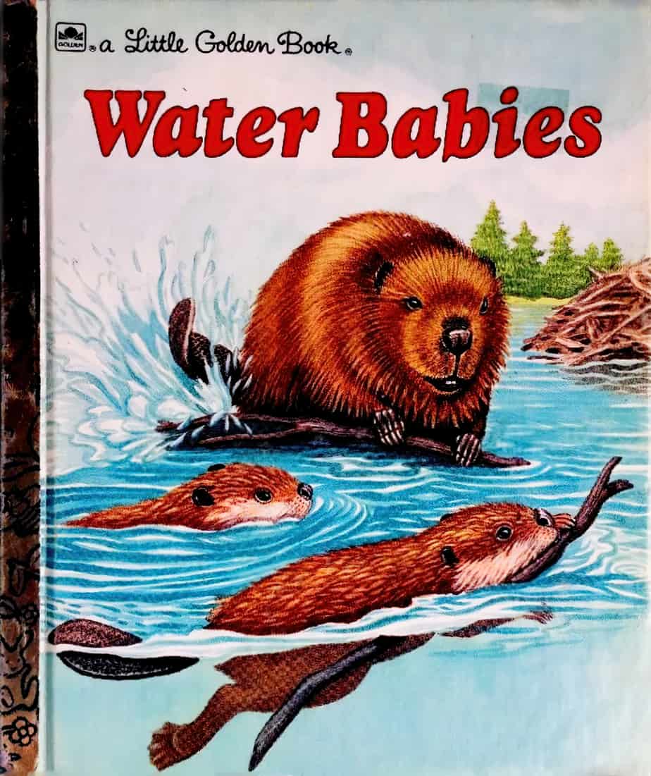 WATER BABIES 1990's Children's Little Golden Book