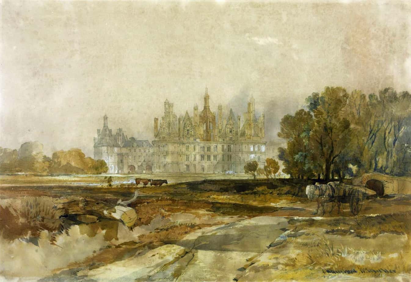 William James Müller - Chambord, General View of the Château ca. 1840