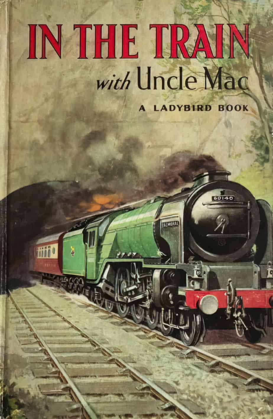  In The Train with Uncle Mac a Ladybird Book illustrated by WC Watson 