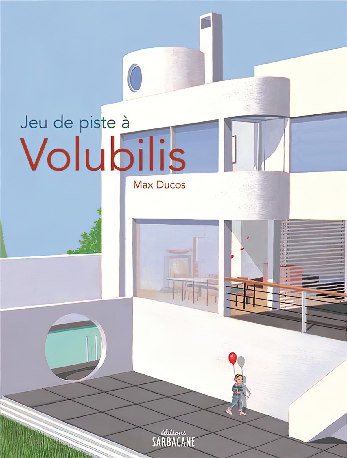 One at a time, a girl discovers ten clues hidden in her large modern house, which will lead her, after a thrilling treasure hunt, to her secret garden. Another example of a red balloon utilised as focal point.