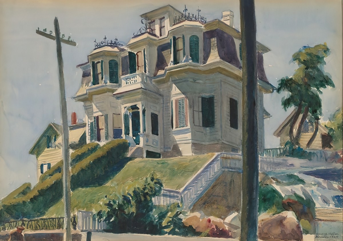 Haskells House 1924 by Edward Hopper