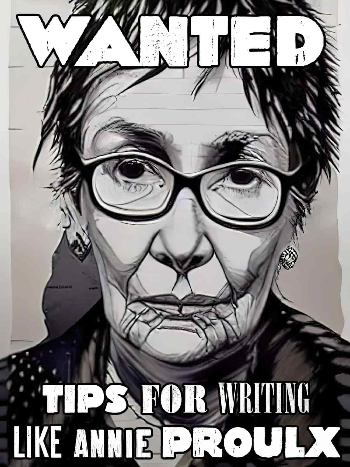 Wanted tips for writing like Annie Proulx