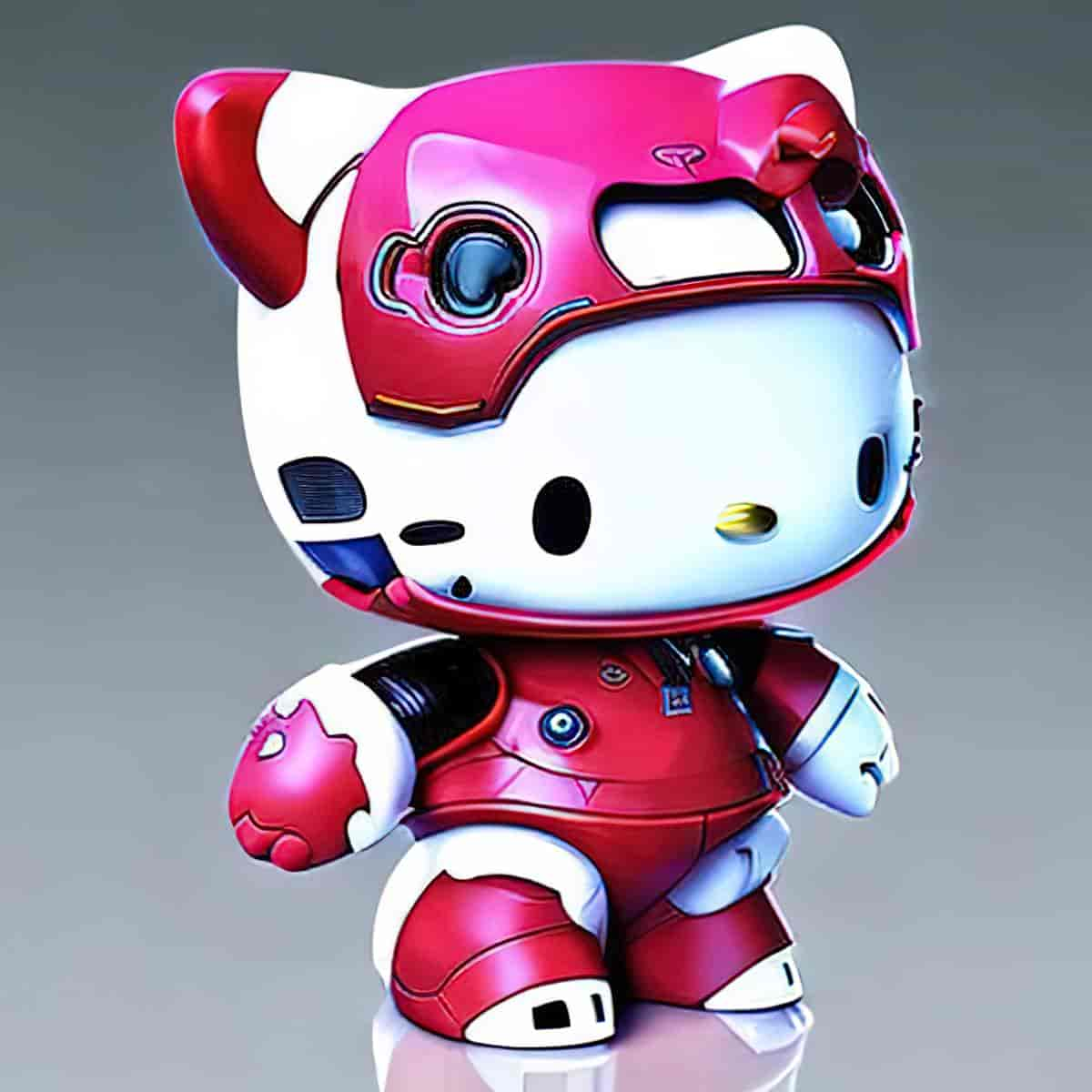 robot hello kitty