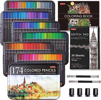 Shuttle Art 180 Colouring Pencil Unboxing & Review 