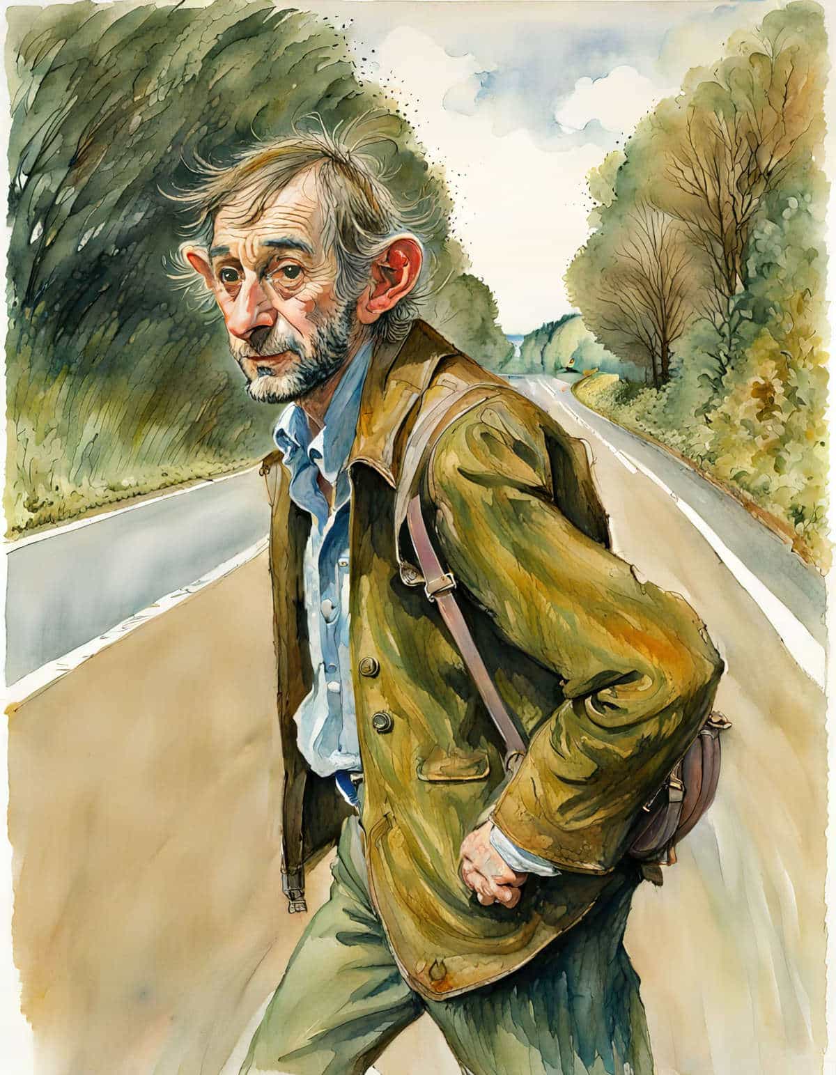 The Hitch-hiker by Roald Dahl